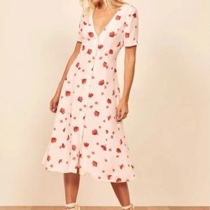 Reformation Locklin Midi dress size 8